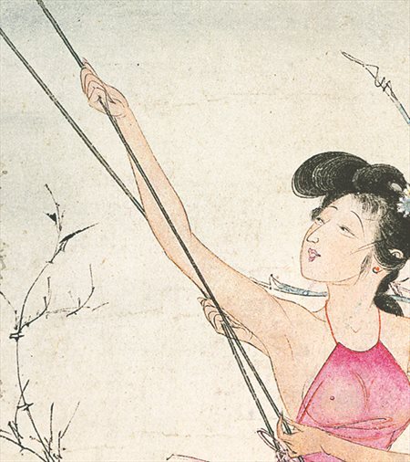 邱县-胡也佛的仕女画和最知名的金瓶梅秘戏图